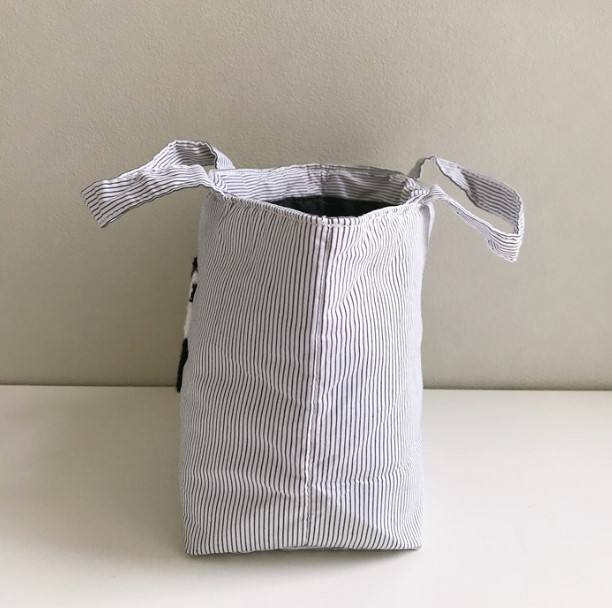 Custom Logo Love Animal 3D Towel Embroidered Cotton Tote Bag for Shopping Convenience