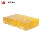 10000 Cps Solid Yellow Hot Glue Aluminum Foil Hot Melt Adhesive Tape TPR-7350