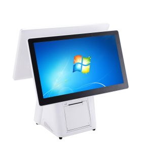 Wholesale Retail Stores 10 Point Capacitive Touch Dual Screen Android/Win POS Terminal Monitor With Thermal Receipt Printer from china suppliers