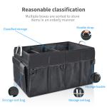 Seat Storage Car Organizer Bags Folding Truck Backseat Handle Strap 62x32x32CM