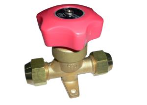 Wholesale 1/4 SAE KM Diaphragm Hand Valve Refrigeration Service Valves from china suppliers