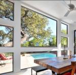 Wind Resistant Thermal Break 2.0mm Aluminum Fixed Window