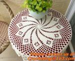 Handmade cotton lace crochet table cloth table runner American Rural nostalgia