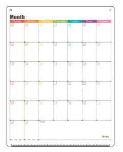 Wholesale Vertical Whiteboard Calendar For Fridge Magnetic Fridge Monthly Planner from china suppliers