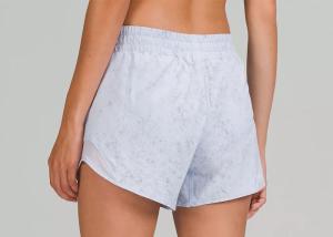Wholesale Workout Elastic Waist Running Shorts , Polyester Jogging Shorts For Women from china suppliers
