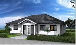 Hurricane Resist Prefabricated Bungalow , Steel Structure Bungalow House