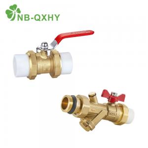 Wholesale Hot Water Union Ball Valve Normal Temperature Bypass-Valve OEM Brass for Home Plumbing from china suppliers