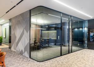 Wholesale Premium Soundproof Design Frameless Double Glass Office Partition Walls from china suppliers