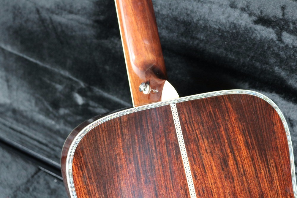 41'' D45D 12 Strings Electric Acoustic Guitar Fishman EQ Solid Spruce Top Mahogany Neck