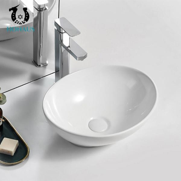 Small Size Bathroom Countertop Basin Hand Facial Cleansing 410*330*140mm