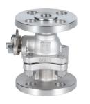 Dn15-200 WCB SS201 SS304 SS316 Flange Pneumatic Water Ball Valve with Stop