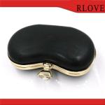 High Quality Wholesale Customized Gold Clutch Bag Box Iron Metal Purse Clutch