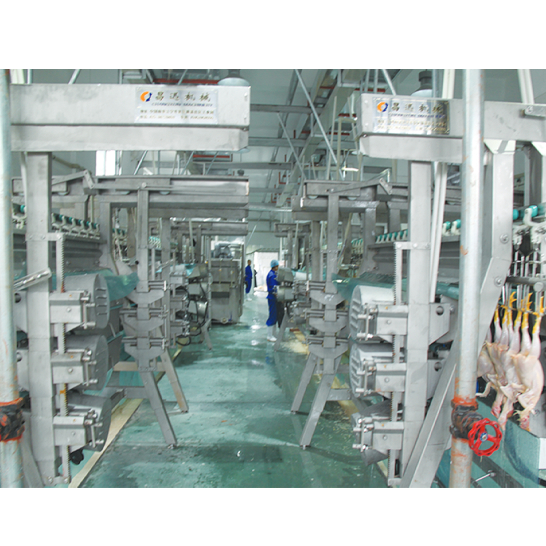 1000bph Auto Chicken Slaughtering Machine Poultry Defeathering Equipment