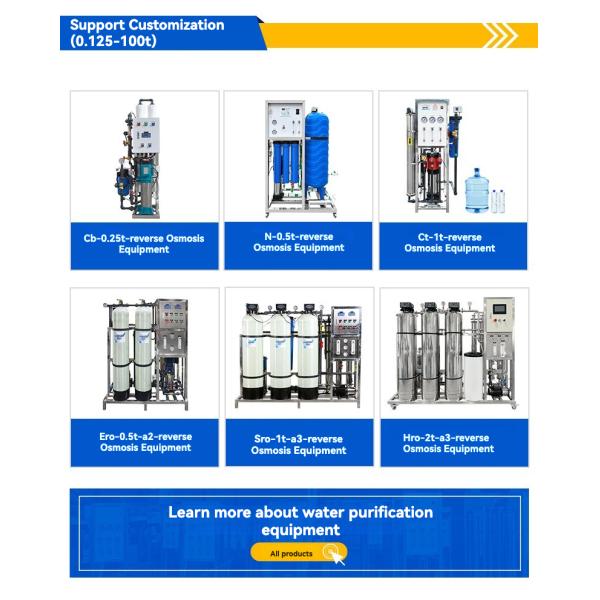 Industrial Home Ro Single Stage Reverse Osmosis Equipment With Core Pump Component