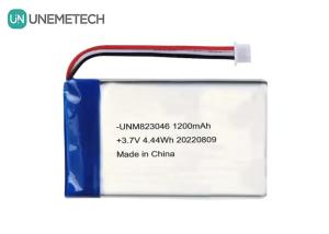 Wholesale Rechargeable Lithium Polymer Battery 3.7 V 1200mah 4.44 Wh 823046 Pouch Polymer Battery from china suppliers