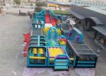 Giant Outdoor Inflatable Playground Equipment Economical Interactive Game