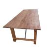 Buy cheap Cover Material Solid Wood Classical Design Folding Farm Dining Wedding Table from wholesalers