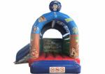 Indoor Small Inflatable Jump House 4.2 X 4m 0.55mm Pvc Tarpaulin Fire Resistance