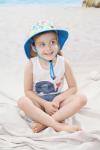 45cm Childrens Bucket Hats Toddler Baby Beach Sun Cap