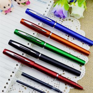 Wholesale Gel pen,Promotional gel-ink pen with cap,black rubber gel-ink pen, from china suppliers