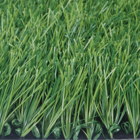 PE Material Synthetic Football Green Artificial Turf With Stitch Rate 140 Stitches/M 50mm Pile Height MOQ 1000sqm