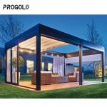 Modern Gazebo Outdoor Garden Motorized Louver Louvered Shade Bioclimatic