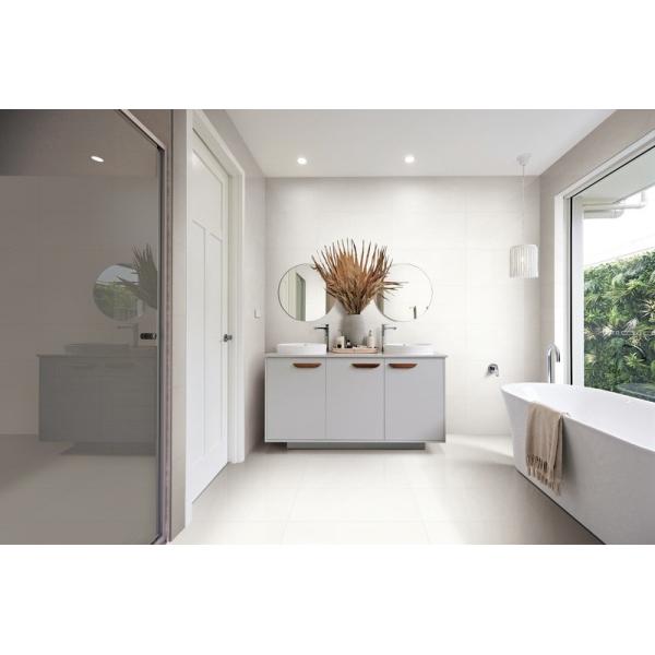 Quality 400x800mm White Glazed Ceramic Wall Tile AAA Grade Clay for sale