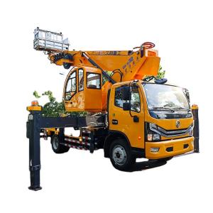 Wholesale 32m Bucket Truck Aerial Working Platform Truck telescopic boom Mounted High-altitude Operation Truck from china suppliers