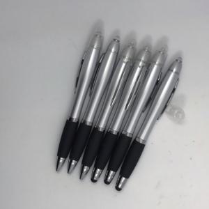 Wholesale Plastic Led Light Black Ballpoint Pen Refillable Customized from china suppliers