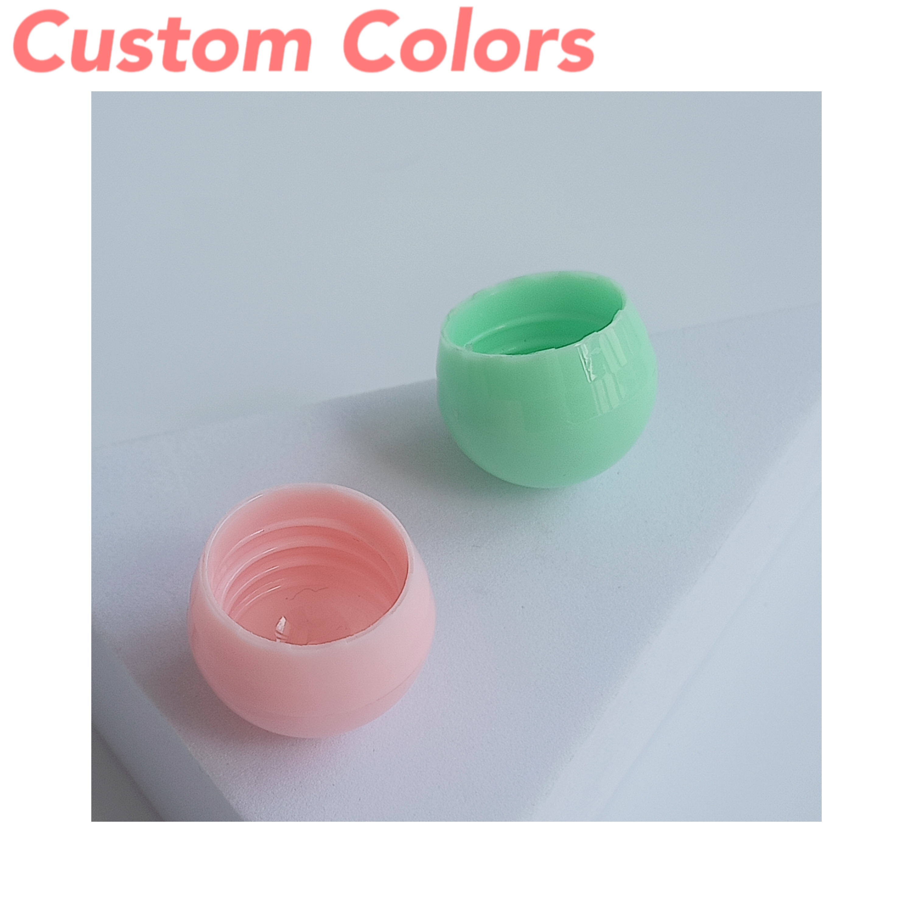 Recyclable 18mm Colorful Globular Screw Plastic Cap For Bottle Custom Order Accepted