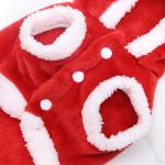 Christmas Holiday Party Dog Apparels Festival Xmas Red Scarf Hat Hooded Clothes