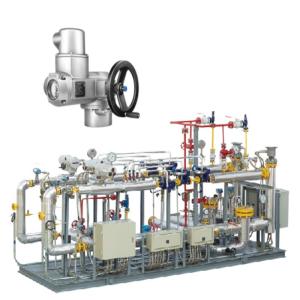 Wholesale Valve Switching Skid with electric valve actuator Auma SO SOR electric actuator from china suppliers