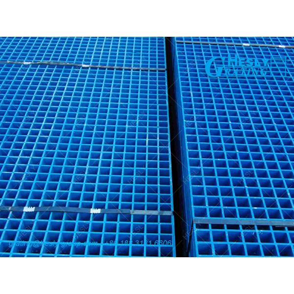 38mm depth RED color Fiberglass Molded Grating (ABS certificated) | China FRP Grating Supplier