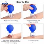 Cupping Therapy Sets,4 Cups Thick Chinese Acupoint Glass Cupping Therapy Set For