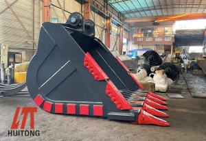 Wholesale Heavy Duty 4.3cbm Excavator Rock Bucket High Strength Steel Material from china suppliers