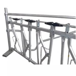Wholesale Galvanized Custom Cattle Dairy Headlocks Farming Equipment cattle feeder from china suppliers
