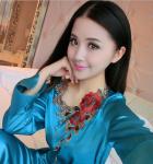 100%Polyester Embroidery Pajams Collar Lace Mesh Based Necklace Decoration
