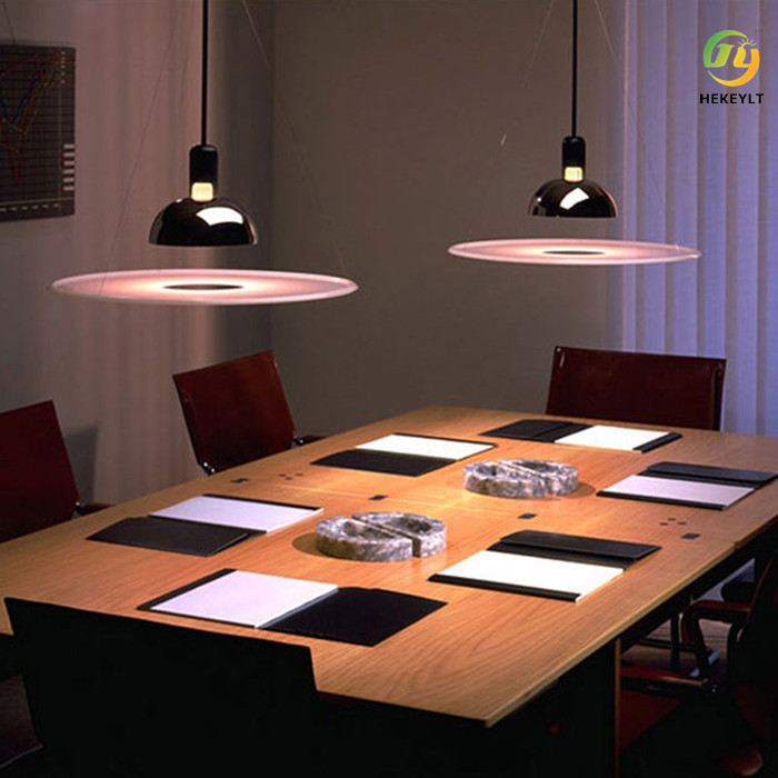 Danish Designer Dining Room E27 Chandelier black/chrome Simple Postmodern