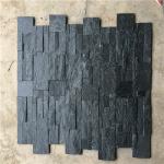 Chinamarble , Black Z Shape Quartzite Cultured Stone WSQ-020,6×24 (150×600mm)