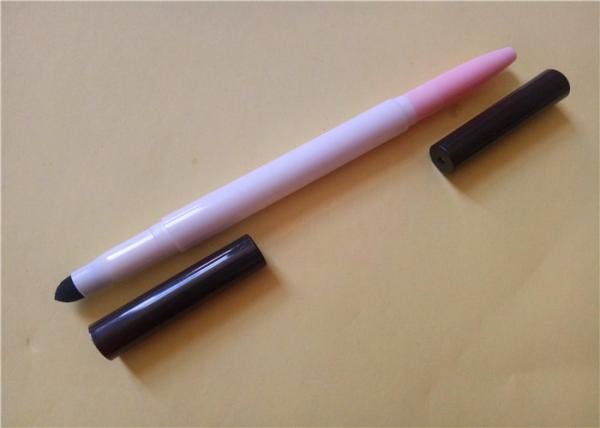 Quality Waterproof Good Dark Brown Eyebrow Pencil With Sponge Beautiful Shape for sale