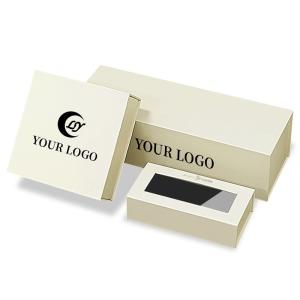 Wholesale Customized Crystal Pendant Earring Bracelet Jade Bracelet Necklace Jewelry Magnetic Box from china suppliers