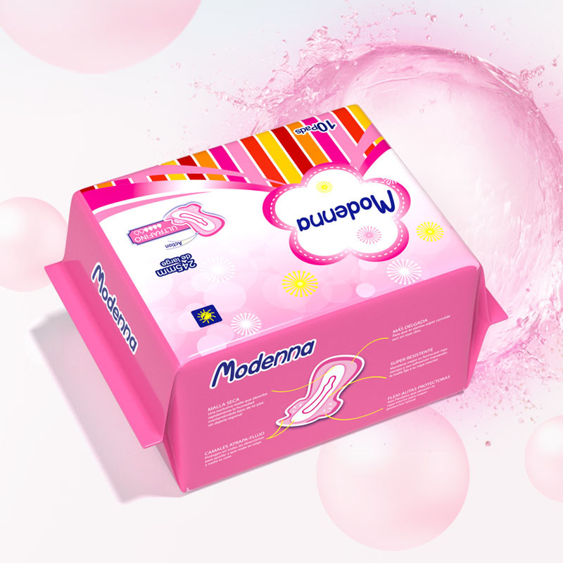 Disposable Organic Daily Use Sanitary Pads Pad 245mm High Absorption