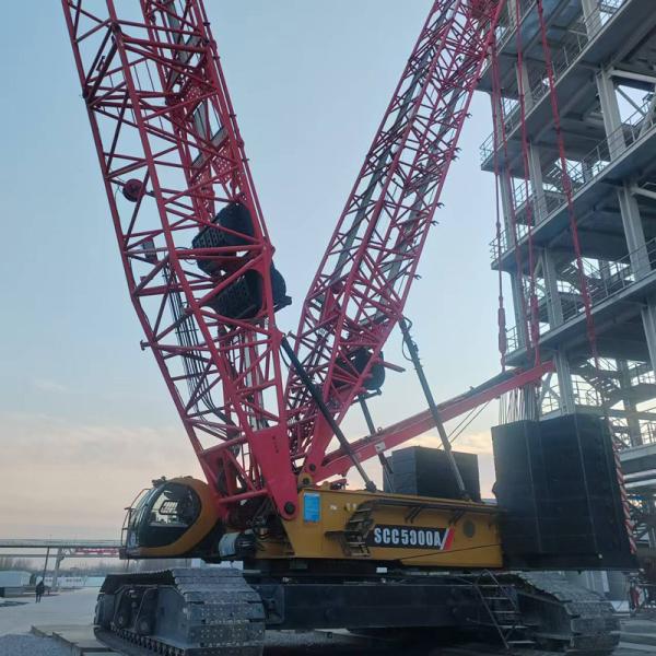Good Mobility And Flexibility Used 400T Crawler Crane 36~84m Lattice Boom