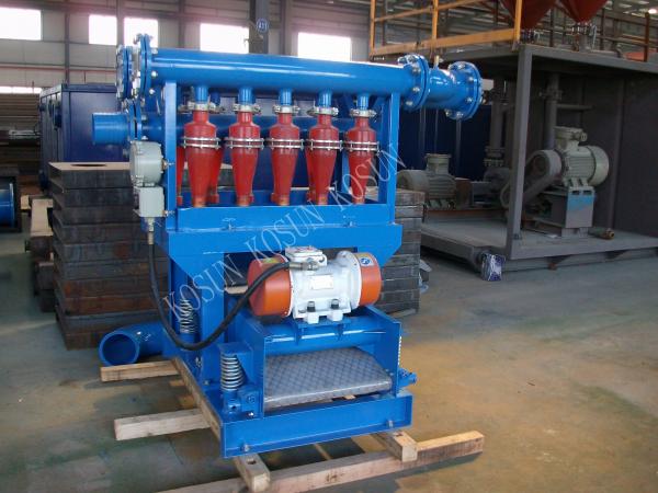 Quality 10 Cyclone Drilling Mud Desilter to separate clay and fine sand power CNQ 100 for sale