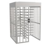 double Full Height Turnstile Security Gates SUS304 Anti reverse pass