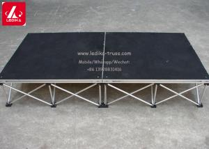 Wholesale Lightweight Modular Aluminum Stage Platform 18mm Antiskid Plywood from china suppliers