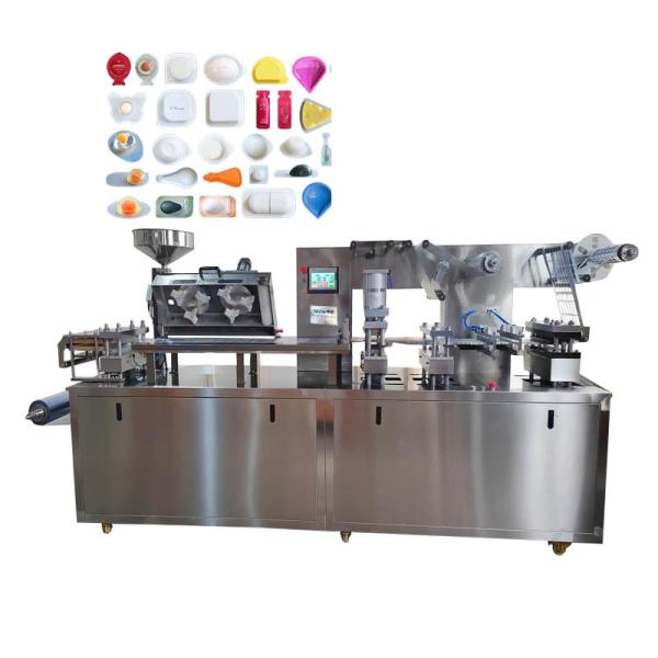 Dose Liquid Filling Egg Mask Automatic Blister Packing Machine Flat Type