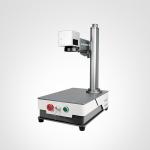 Tabletop Mini Small Fiber Laser Marking Machine 20W 25W For Metal / Non Metal
