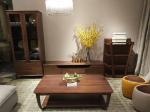 2017 New Walnut Wood Furniture Design Living room Combined TV Wall Units by Tall