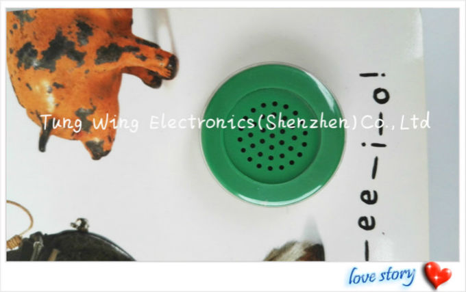Round WCA 33*11.5mm 85dB Toy Sound Module For Music Book
